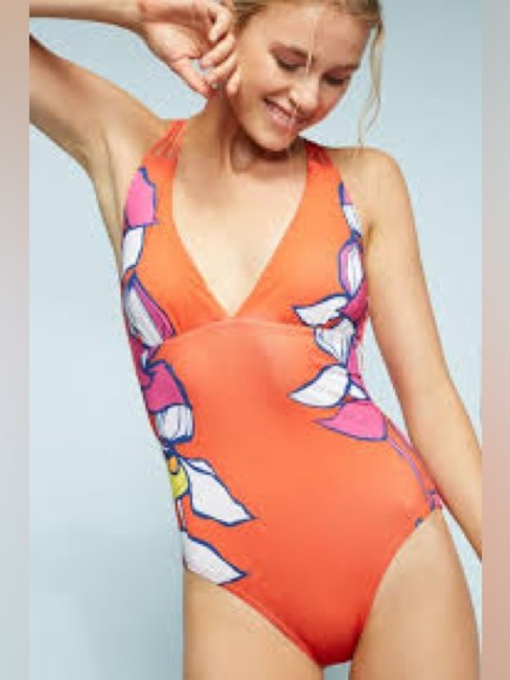Anthropologie Allihop One Piece Swimsuit Size Small